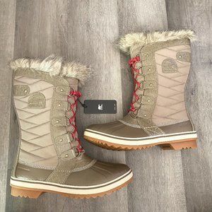 Sorel Tofino II Canvas & Leather Boot - NIB khaki brown boots winter boots